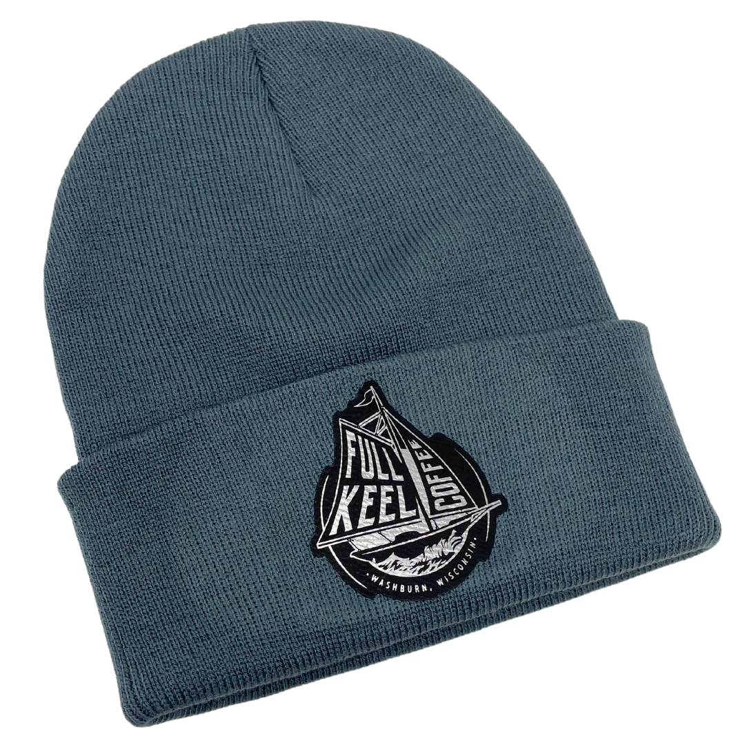 Knit Hat - Full Keel Coffee Patch