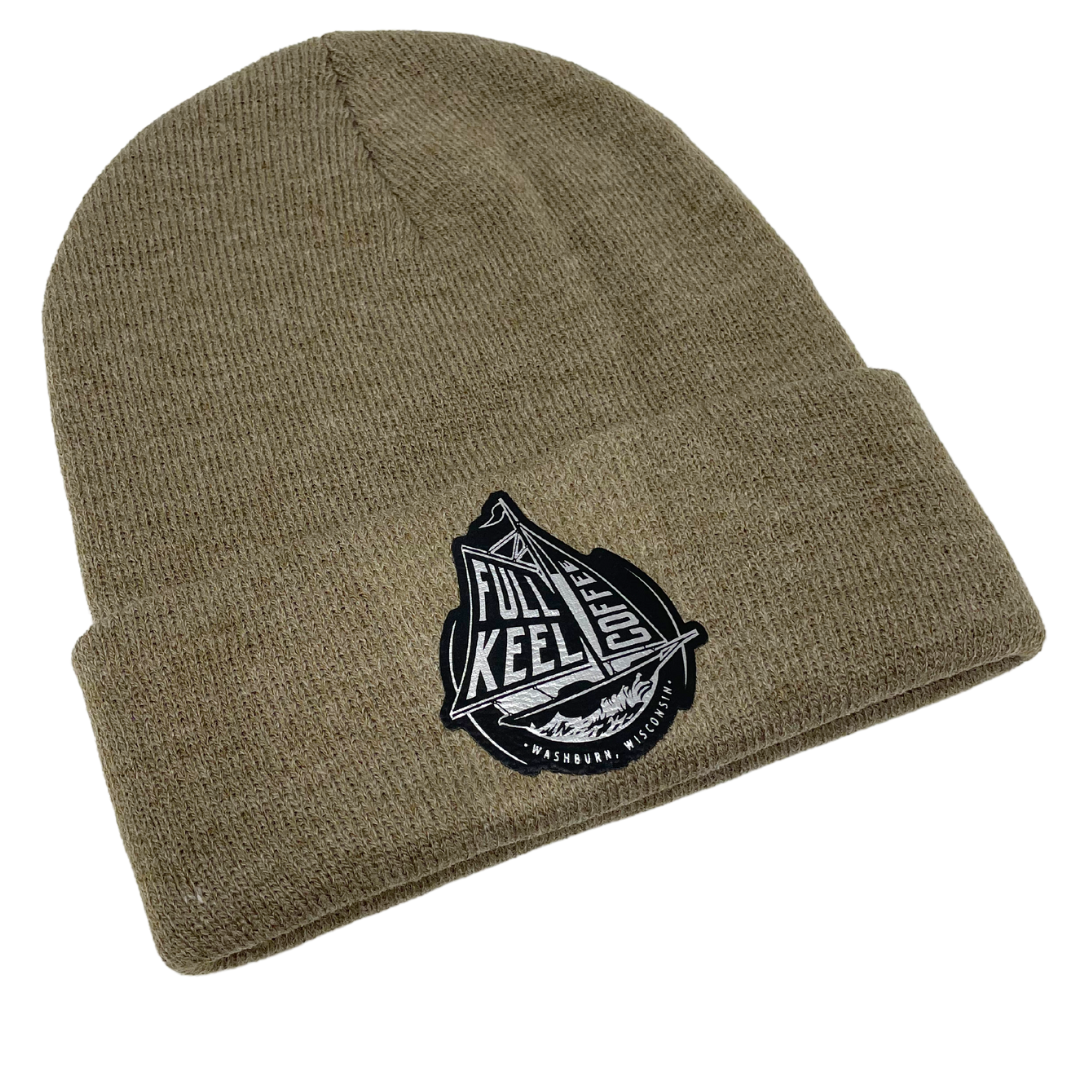 Knit Hat - Full Keel Coffee Patch