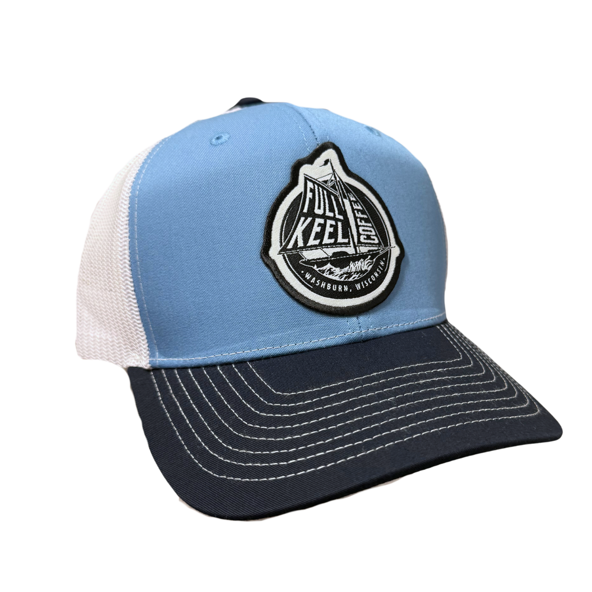 Trucker Hat - Blue- Full Keel Coffee