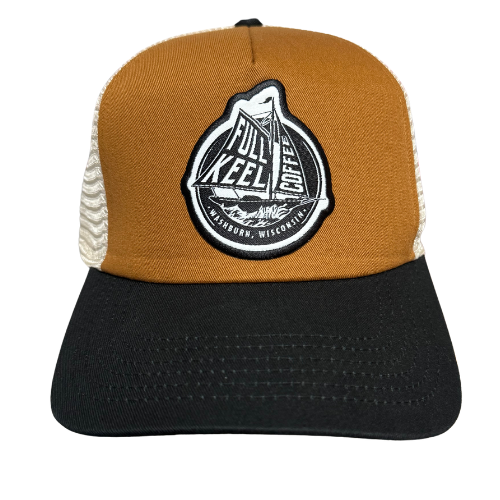 At Full Keel Coffee, we believe you deserve a good cup of coffee, and a good trucker hat!

Grab this hat to show your love for all things Superior and put some wind in your sails.
