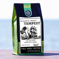 Specialty Coffee Full keel coffee seasonal roast tempest perfect for lovers of sweater weather and storms