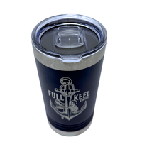 Full Keel Coffee Navy Travel Tumbler Mug Specialty Coffee 