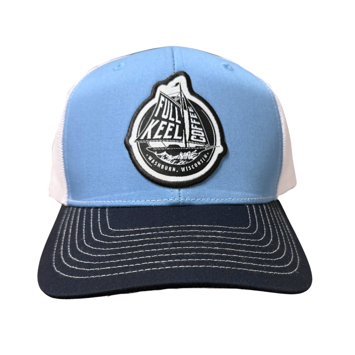 Trucker Hat - Blue- Full Keel Coffee