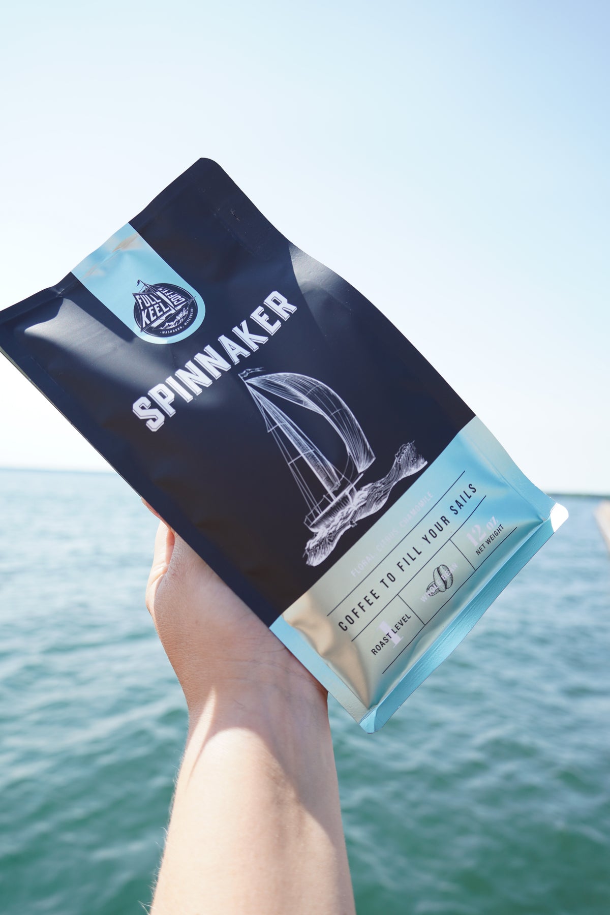 This coffee is sure to fill your sails! A spinnaker sail is designed to catch the wind and carry you forward with speed and ease and that’s exactly the inspiration behind this blend. Light, floral, and citrus with hints of milk chocolate and chamomile, and a light body. With no sour acidity, just smooth sweetness, this coffee is full of flavor and won't leave you lagging behind

Light Roast

Small batch specialty coffee, roasted by Full Keel Coffee