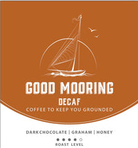 All the flavor, none of the caffeine. Roasted for easy sipping with the rich, smooth character coffee lovers crave - without sacrificing taste. We source certified Fair Trade Organic beans that are decaffeinated using the Mountain Water Process- ensuring a purity you can trust.&nbsp;&nbsp;

Medium-Dark Roast

Small batch specialty coffee, roasted by Full Keel Coffee